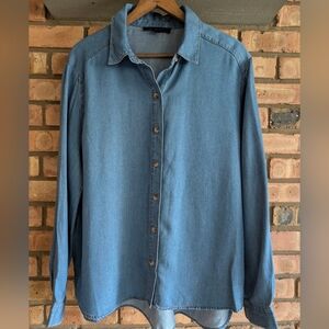 Jane + Delancey Denim Blue Lyocell Shirt